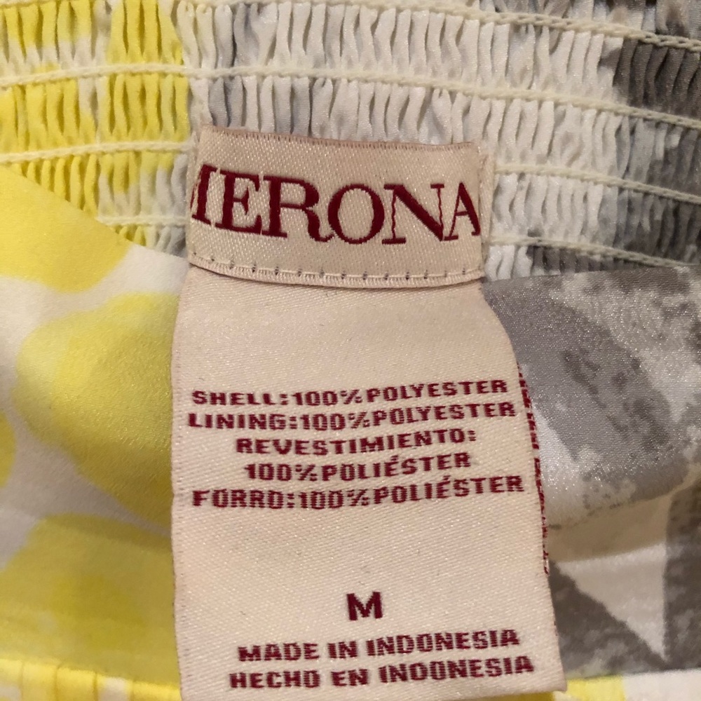 MERONA Pineapple Print Pleated Skirt w/Pockets - Picture 5 of 6